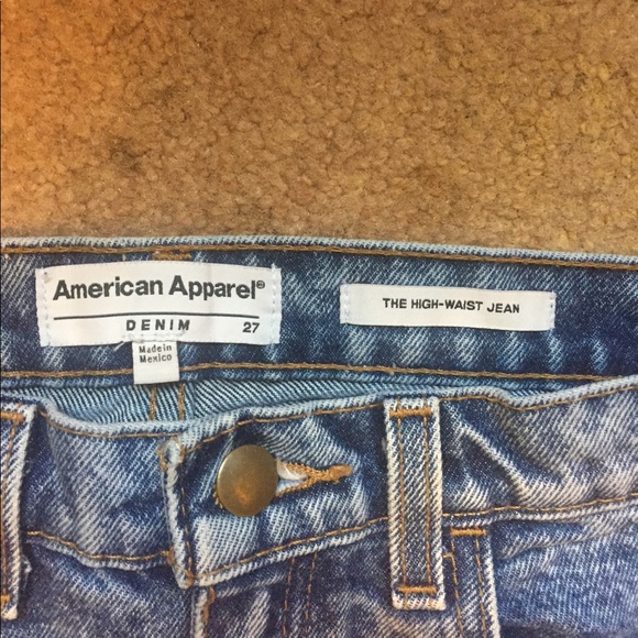 SOLD American Apparel mom jeans - Picture 6 of 6